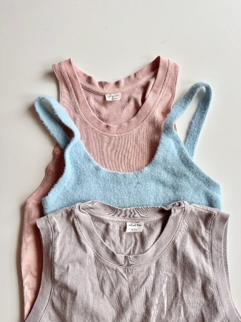 Lot of 3 Aritzia WILFRED FREE Size S Tank Tops